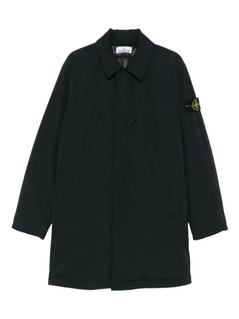 Stone Island patch-pocket recycled-polyester coat