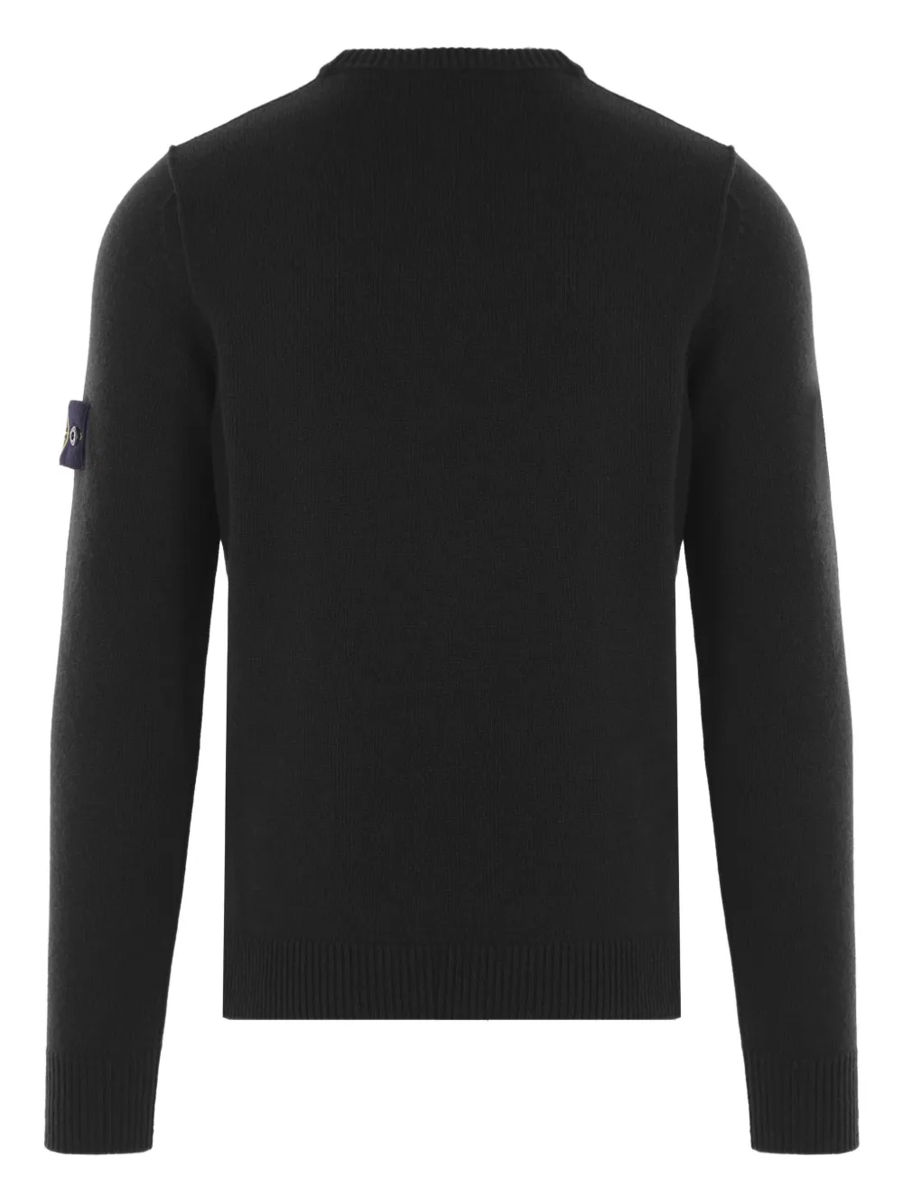 Stone Island Ribgebreide trui Zwart