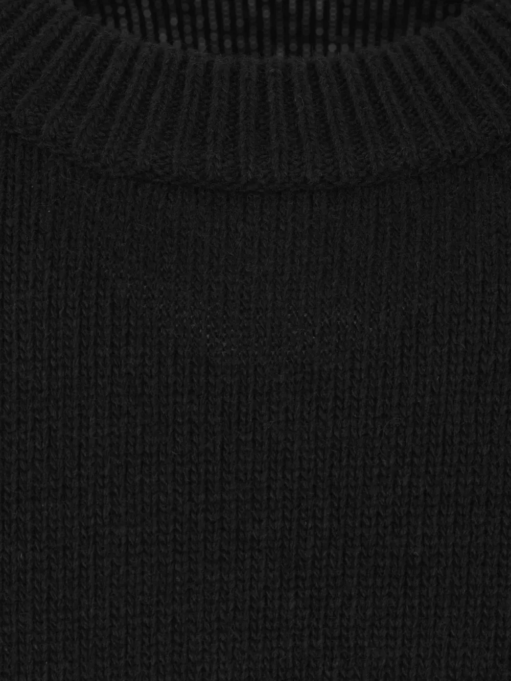 Stone Island Ribgebreide trui Zwart