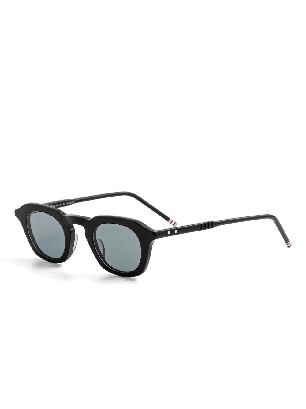 Thom Browne Eyewear Zonnebril met geometrisch montuur Zwart