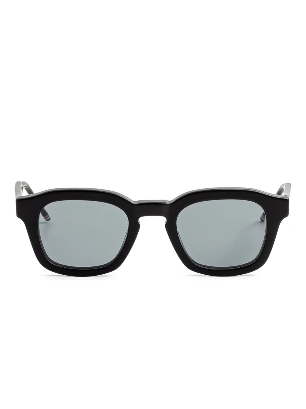 Thom Browne Eyewear Zonnebril met vierkant montuur Zwart
