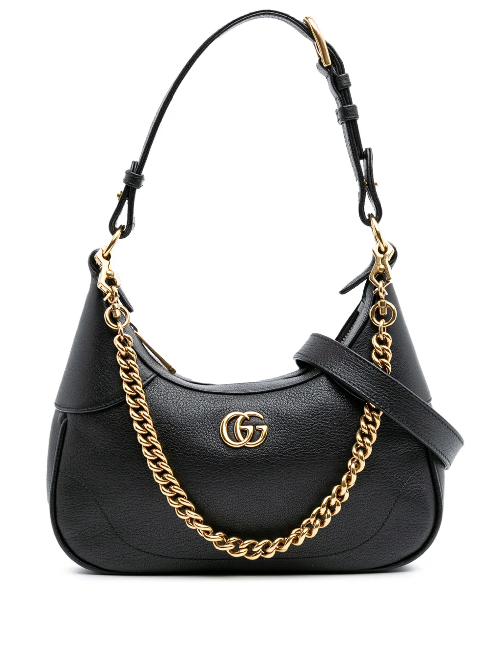 Gucci Pre-Owned 2016-2025 Small Leather Aphrodite satchel - ブラック Gucci Pre-Owned 2016-2025 Small Leather Aphrodite satchel - ブラック