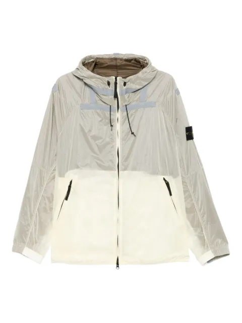 Stone Island hooded panelled jacket