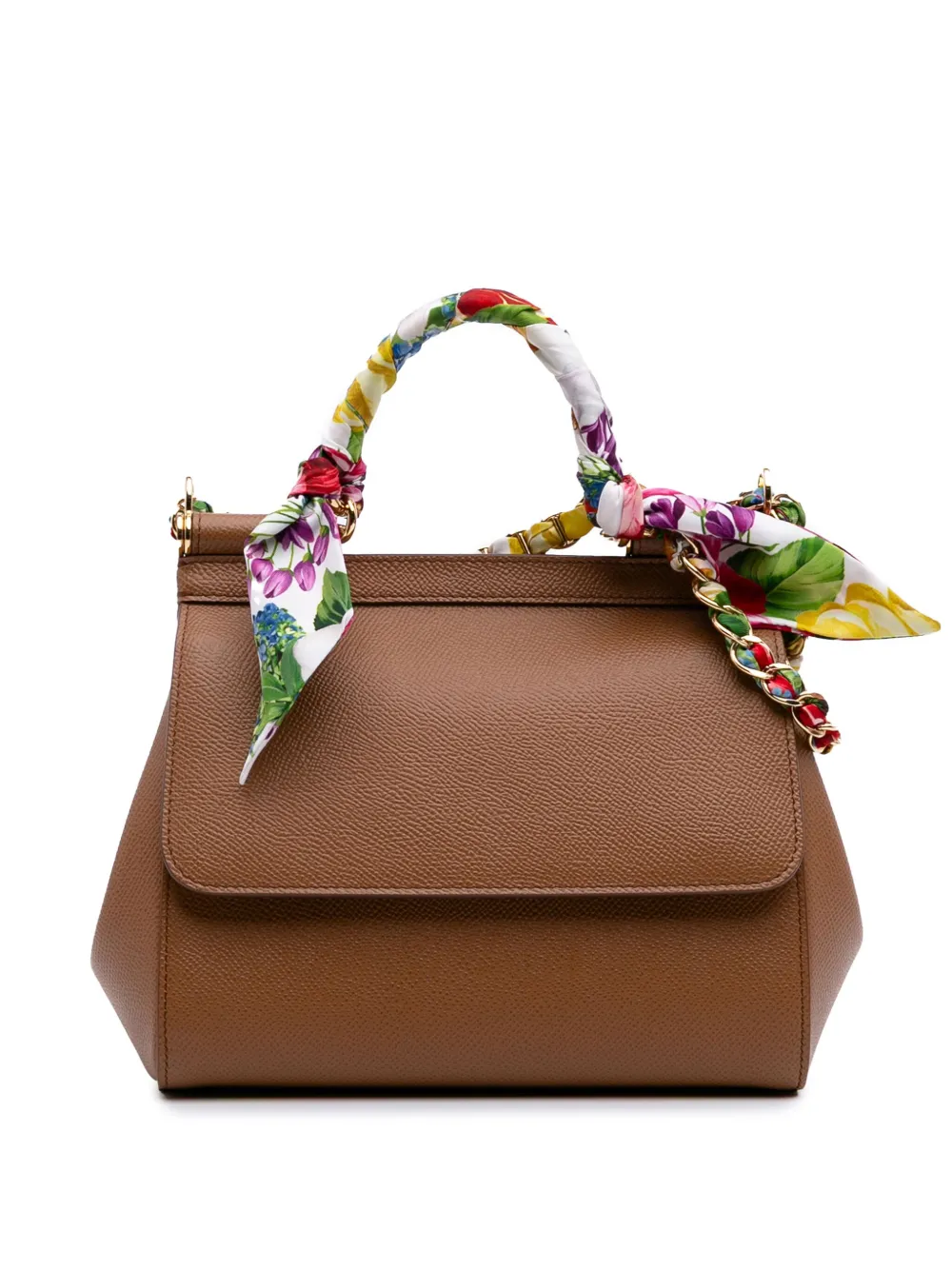 Dolce & Gabbana Pre-Owned 2009-2024 Small Leather Dauphine Sicily Top Dolce & Gabbana Pre-Owned 2009-2024 Small Leather Dauphine Sicily Top