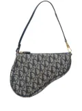 Christian Dior Pre-Owned 2001 Mini Diorissimo Canvas Saddle Pochette shoulder bag - Blue