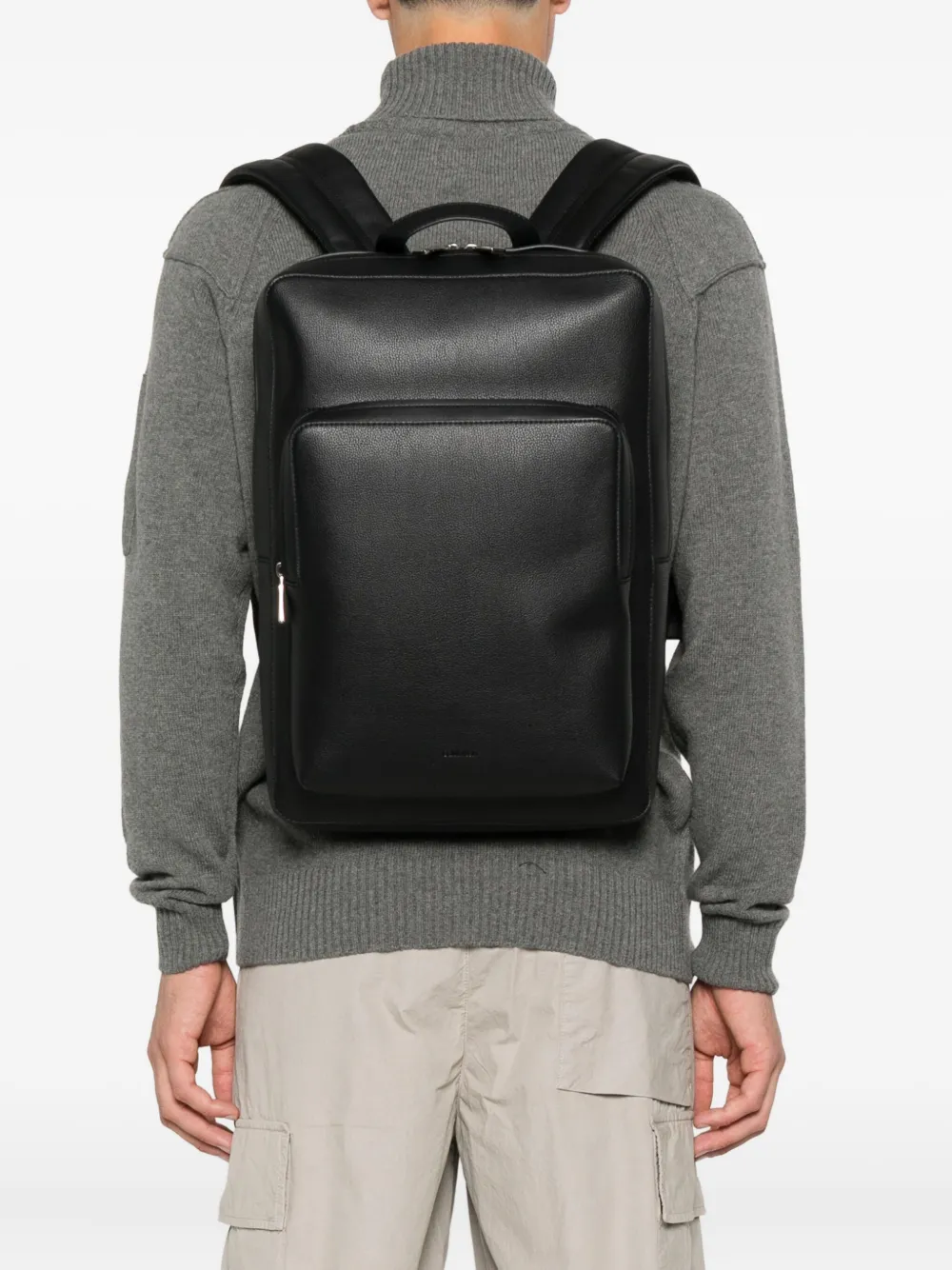 Calvin Klein Rugzak met ritssluiting en handgreep Zwart