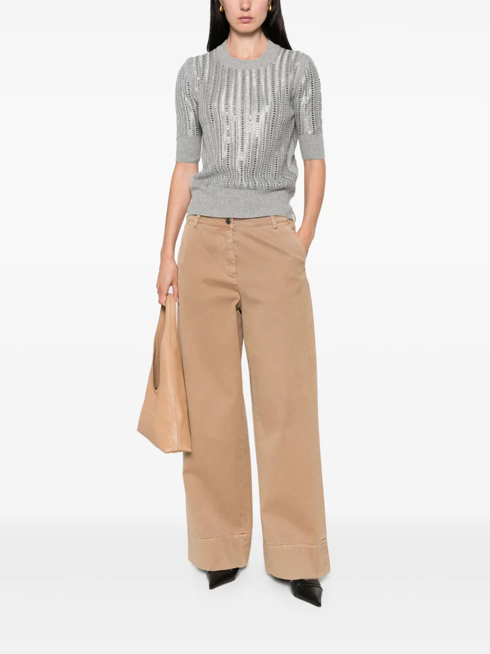 Ermanno Scervino ribbed short-sleeved T-shirt | T-Shirts & Jersey Shirts | Image 2