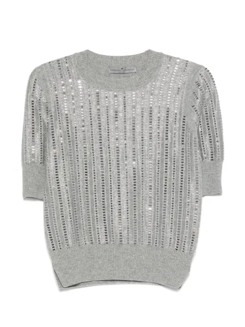 Ermanno Scervino ribbed short-sleeved T-shirt