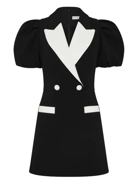 Rebecca Vallance Emma puff-sleeve double-breasted dress