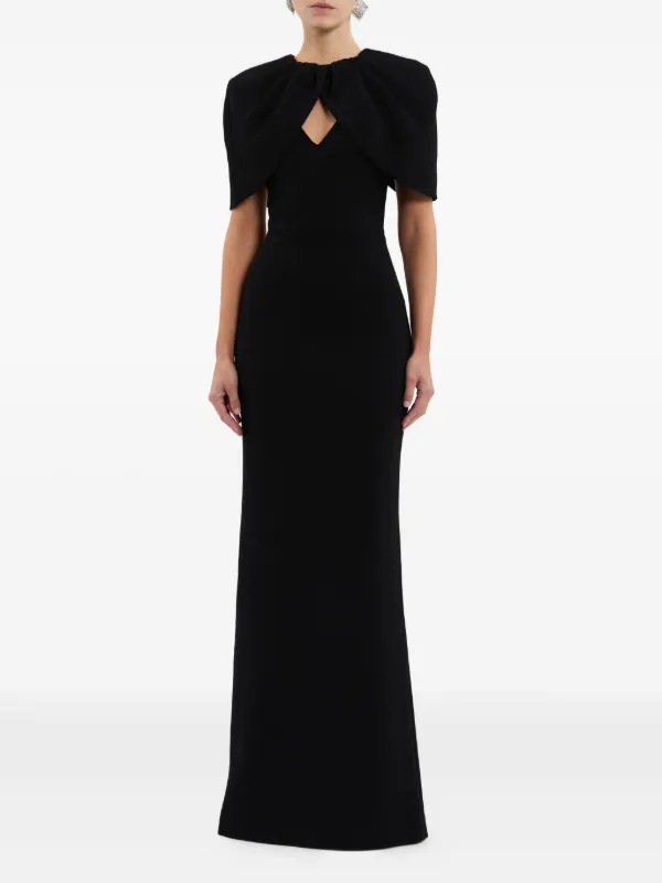 【REBECCA VALLANCE】クラスエレガントマキシドレスCameron Gown Rebecca Vallance Cameron マキシドレス | ブラック | FARFETCH JP