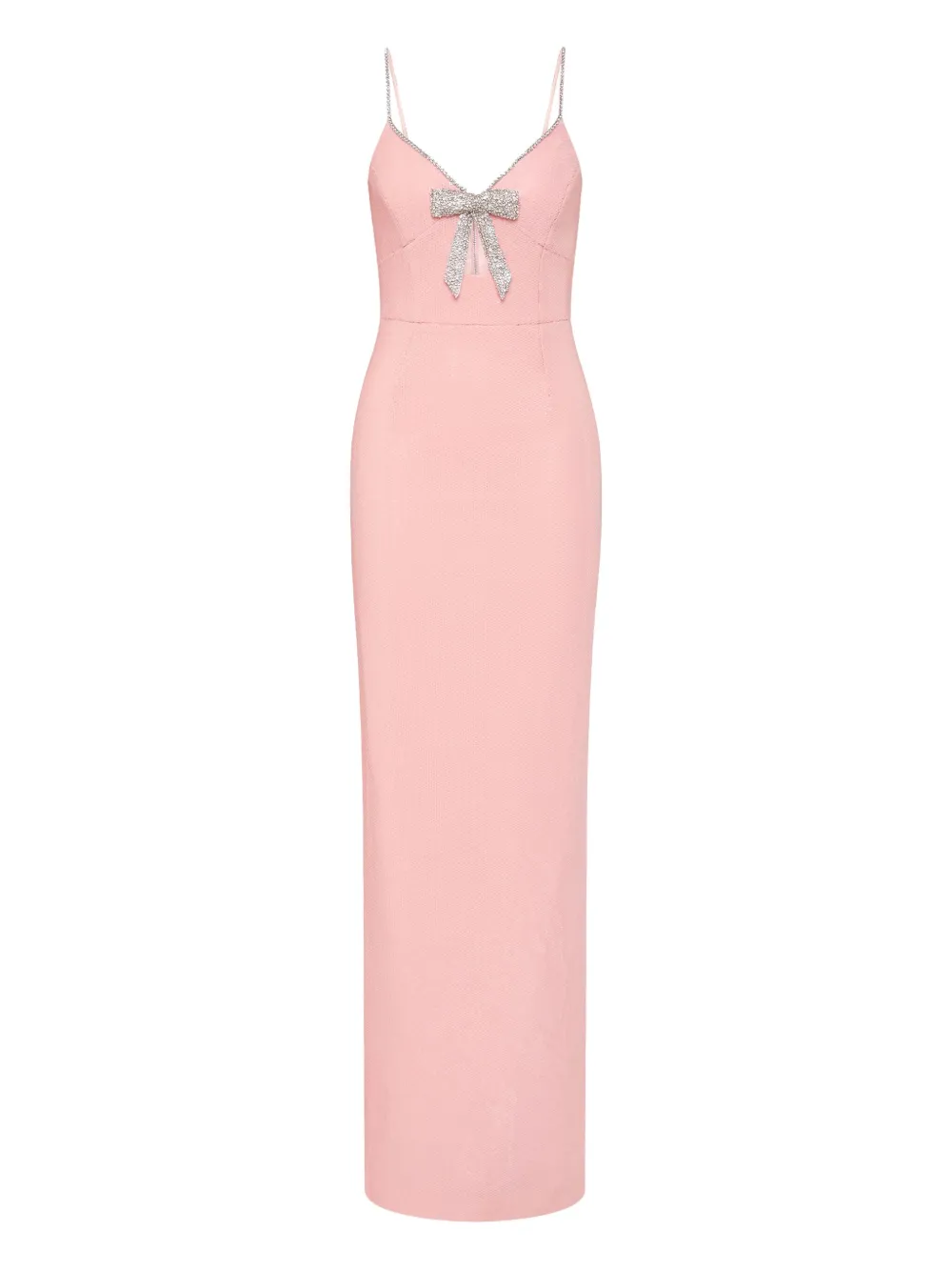 Rebecca Vallance Loxley sequinned bow-detail maxi dress | Pink | Image 1