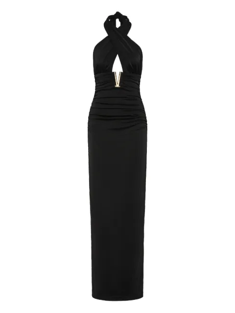 Rebecca Vallance Mischa halterneck maxi dress