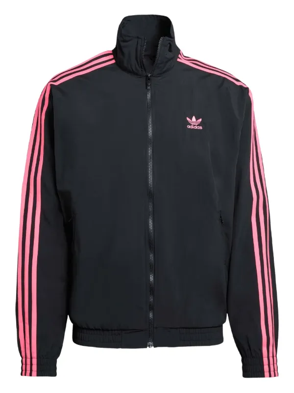 Adidas three-stripe Jacket Black FARFETCH VN