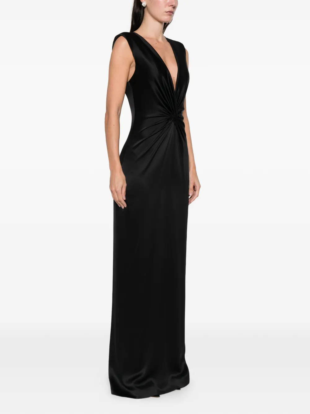 Tom Ford Sleeveless Maxi Dress In Black