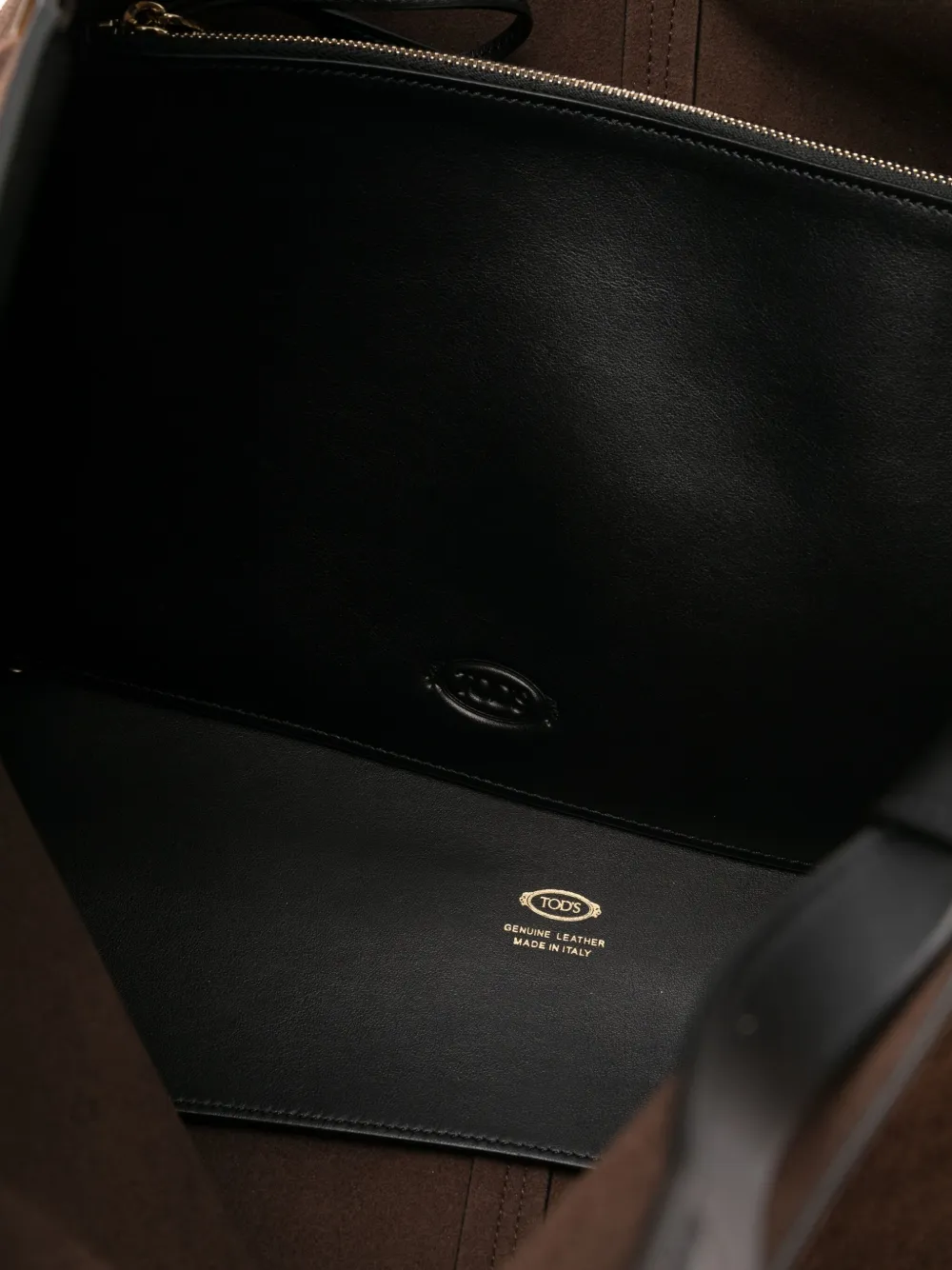 Tod's Di Bag Folio leren shopper Bruin