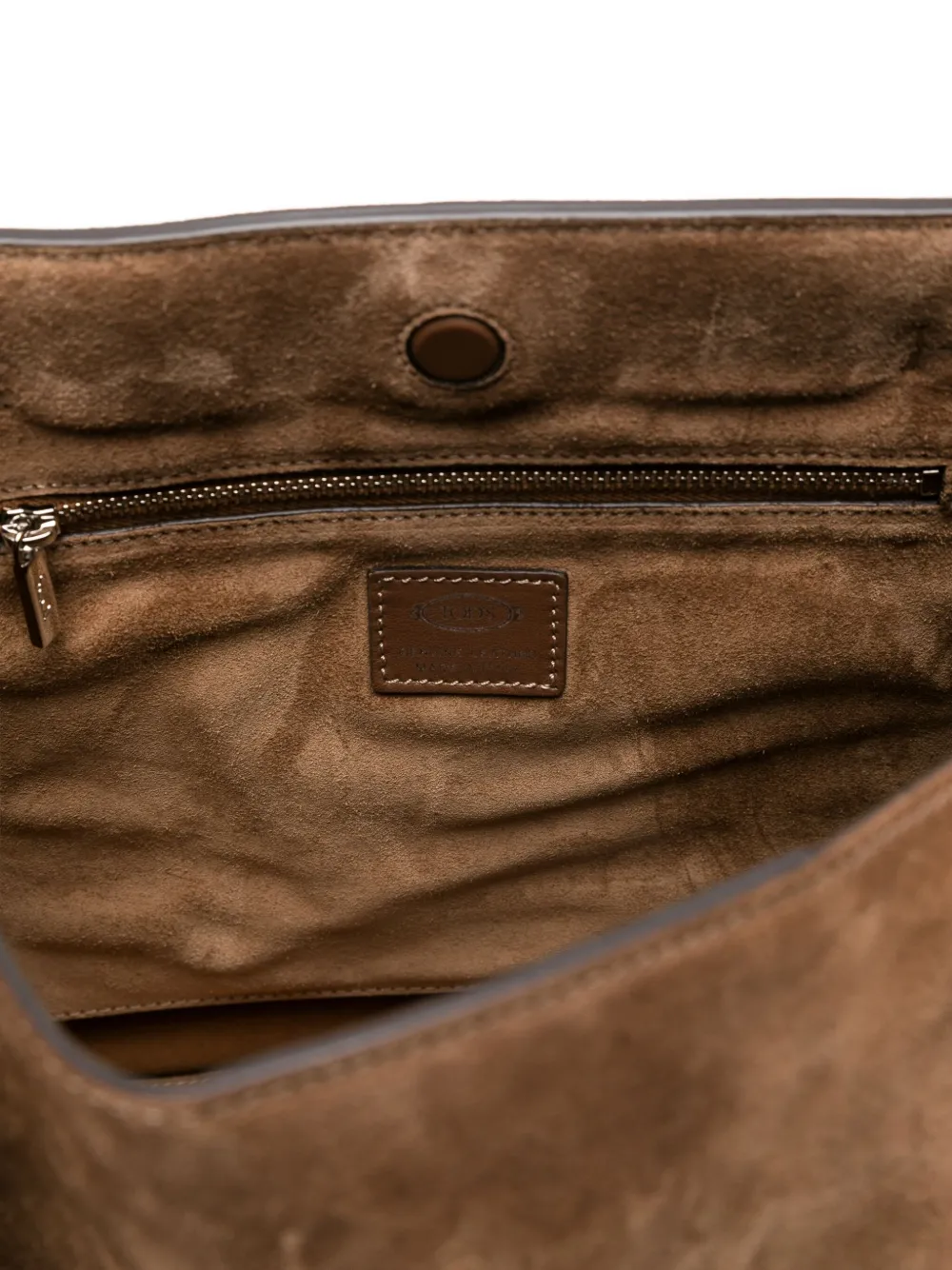 Tod's Suède shopper Bruin