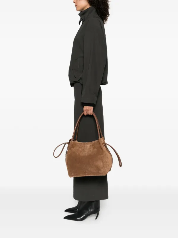 Tod's スエード トートバッグ | ブラウン | FARFETCH JP
