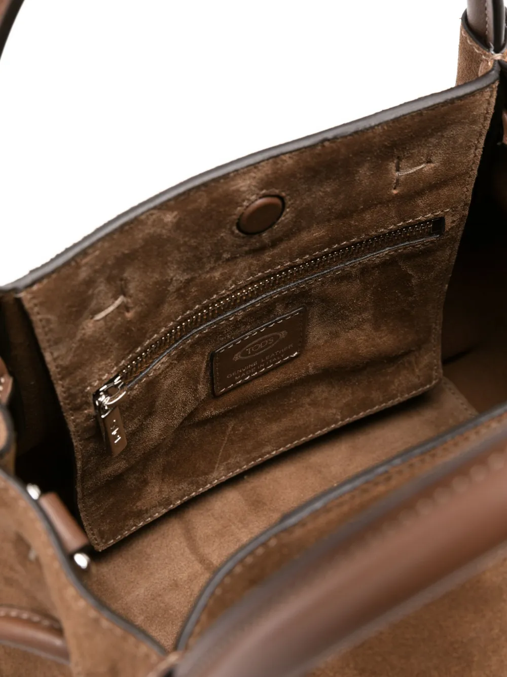 Tod's Suède shopper Bruin