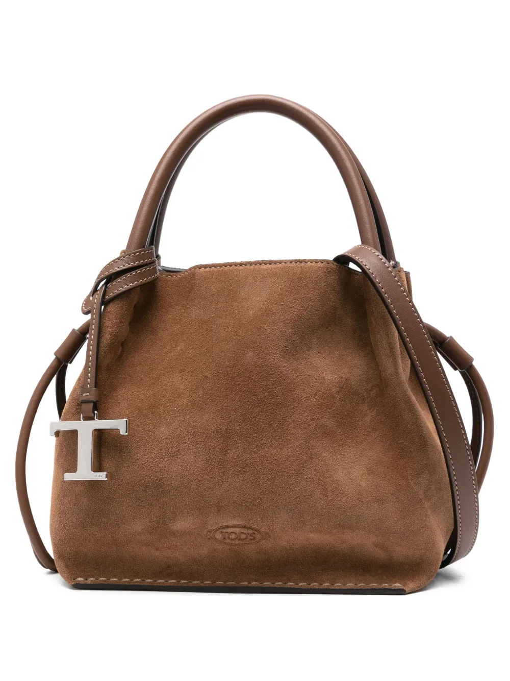Tod's Suède shopper Bruin