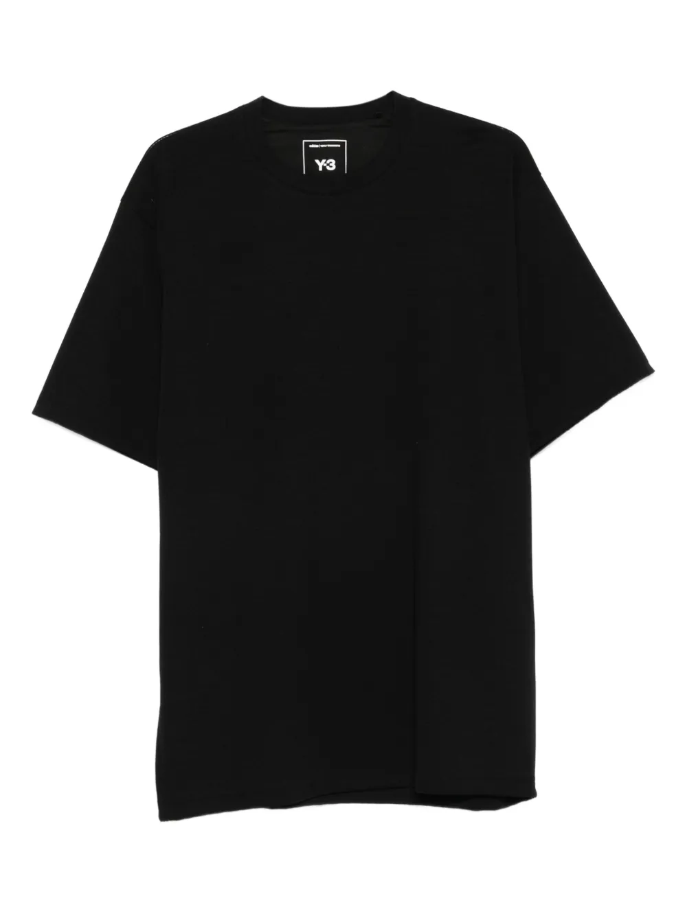 Y-3 T-shirt met ronde hals Zwart