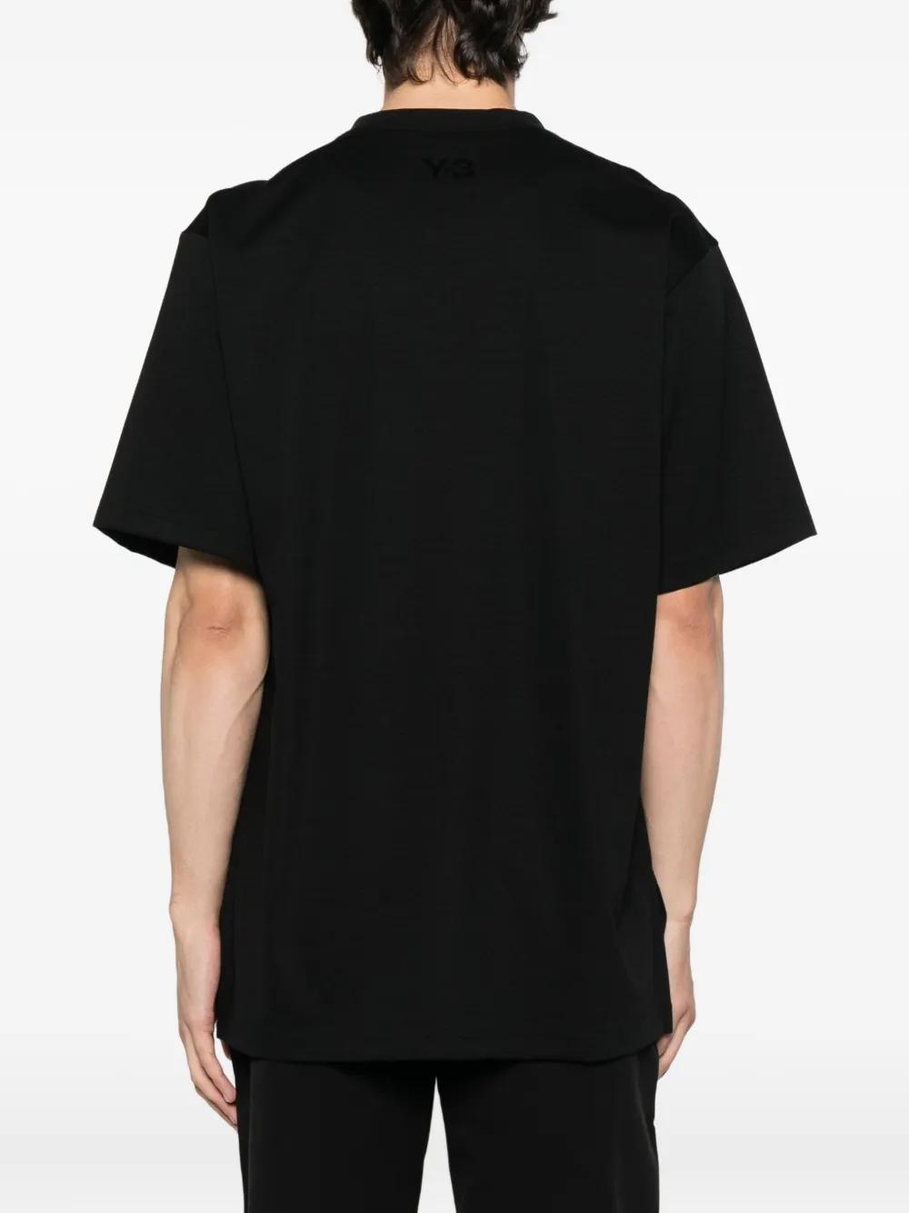 Y-3 T-shirt met ronde hals Zwart