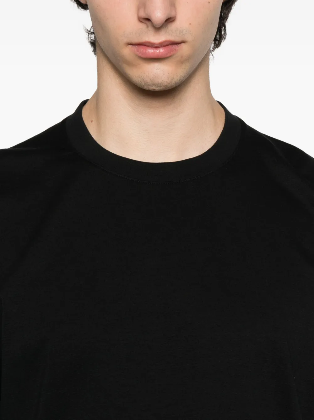 Y-3 T-shirt met ronde hals Zwart