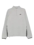 adidas Spacer Drill half-zip side-stripe sweatshirt - Grey