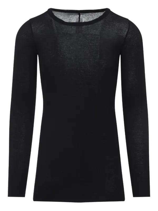 Rick Owens Forever Rib LS Tシャツ | ブラック | FARFETCH JP