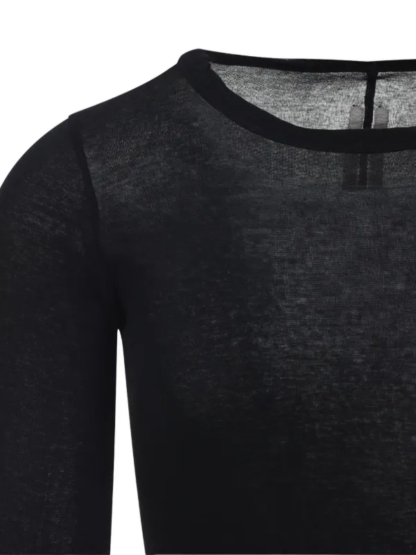 国内送/送関込【Rick Owens】FOREVER RIB LS T Rick Owens Forever Rib LS Tシャツ | ブラック | FARFETCH JP