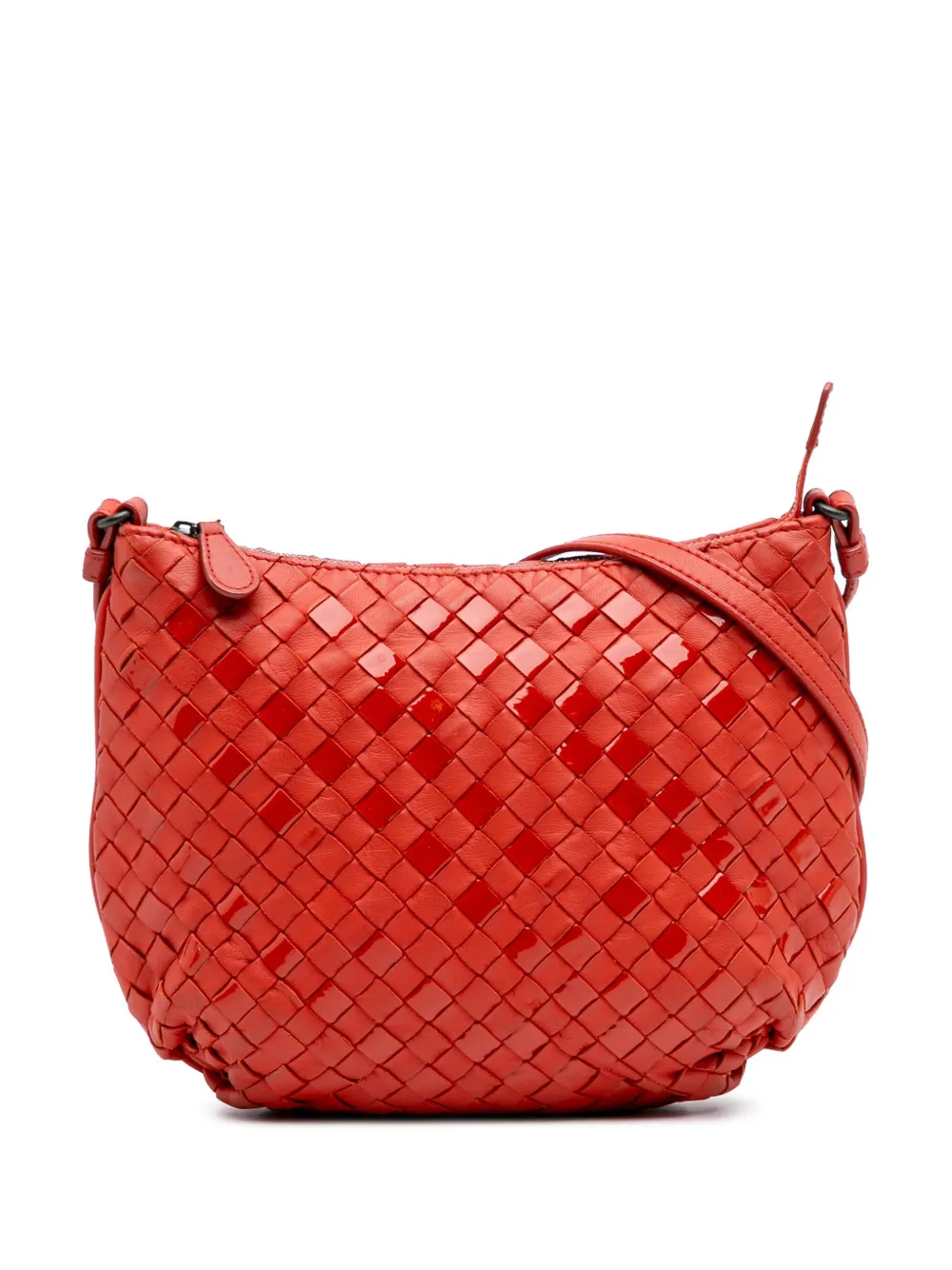 Bottega Veneta Pre-Owned 2012-2024 Nappa and Patent Intrecciato Bottega Veneta Pre-Owned 2012-2024 Nappa and Patent Intrecciato