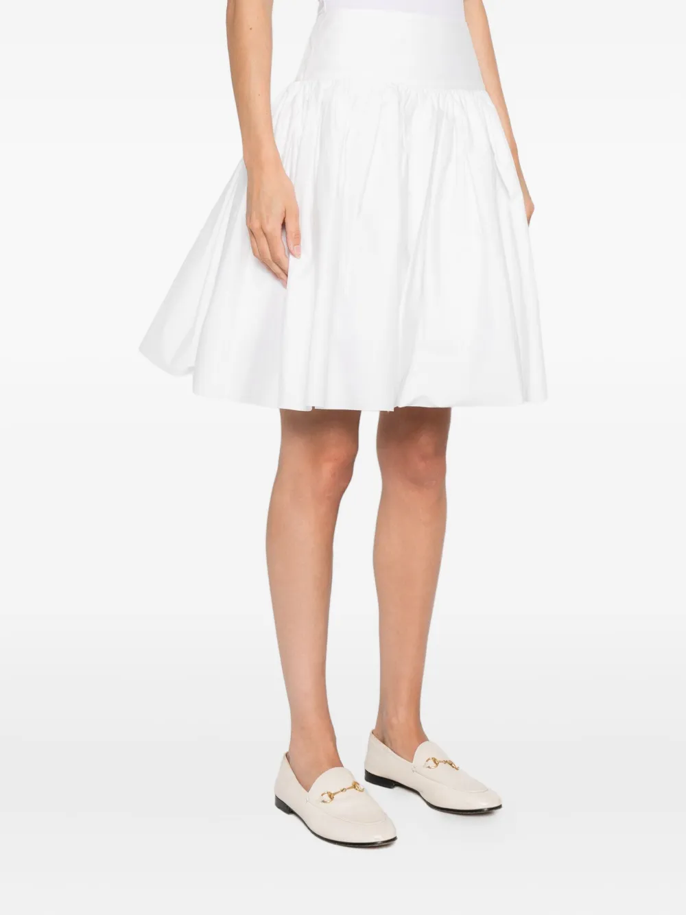 The Garment Flared Mini Skirt In White
