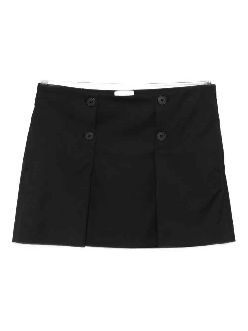 The Garment Button-front Mini Skirt In Black
