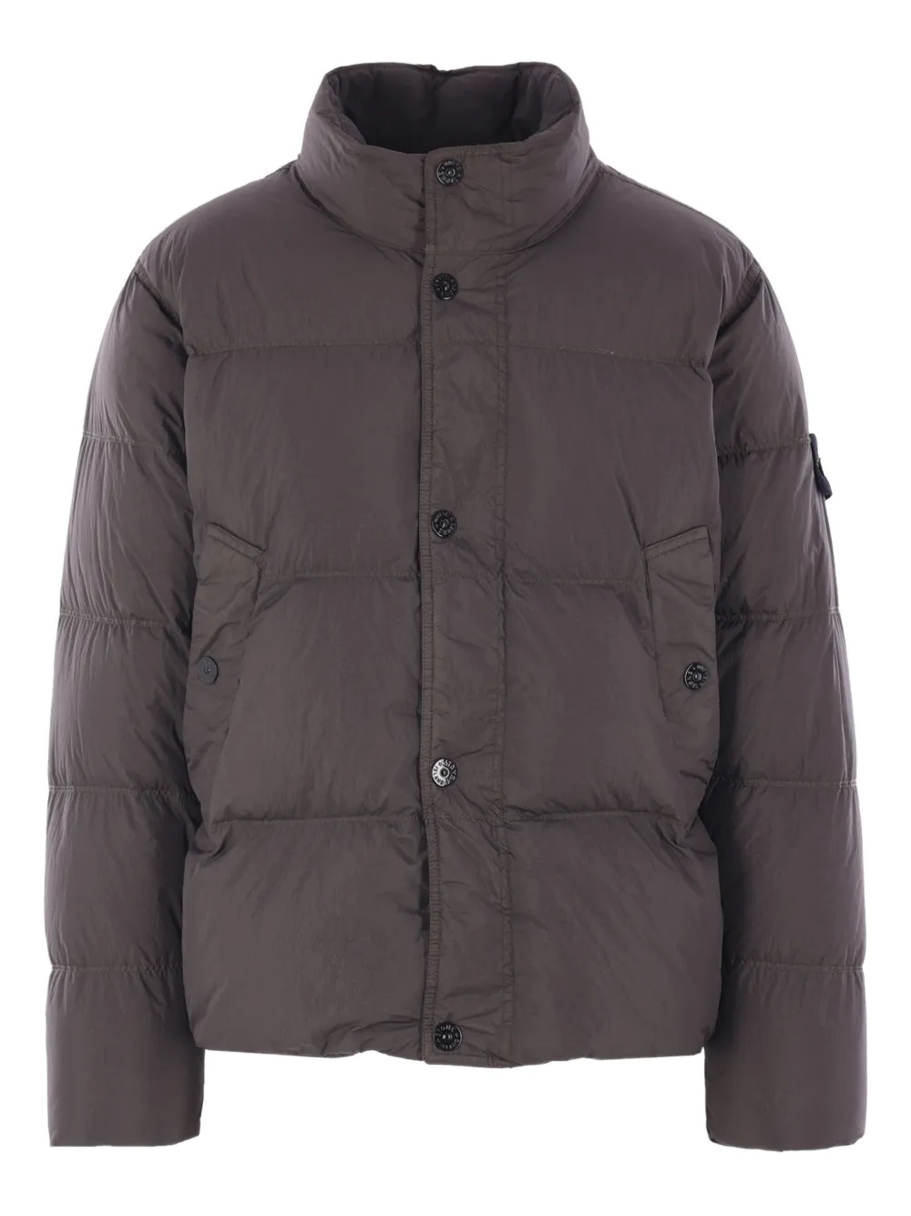 Stone Island Compass-badge padded jacket Bruin