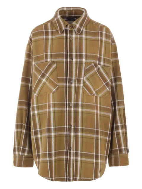 Haikure checked cotton shirt