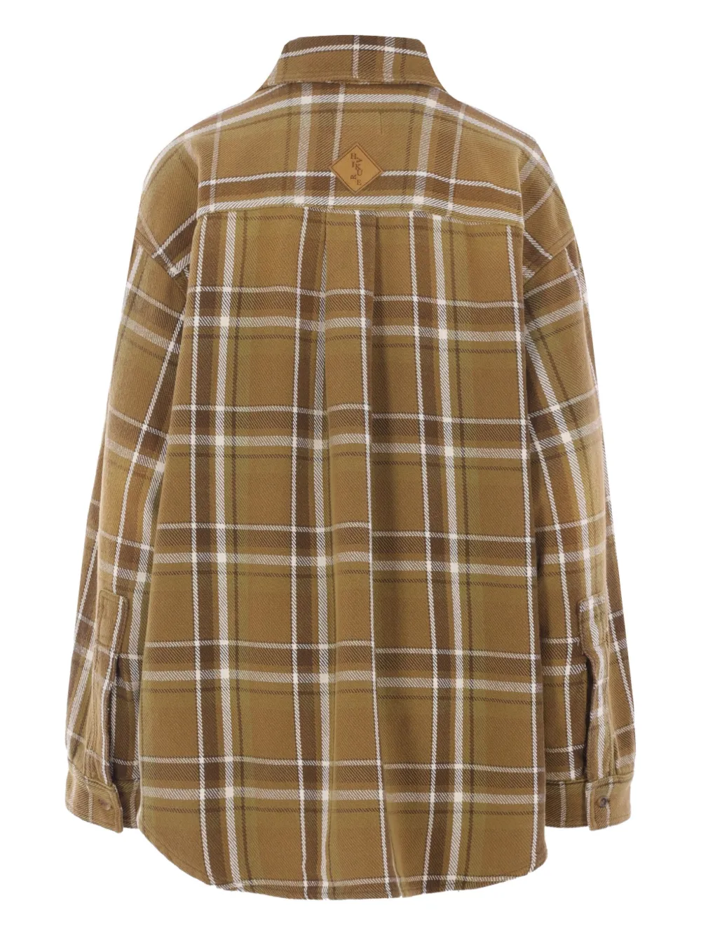 Haikure Geruit katoenen blouse - Groen