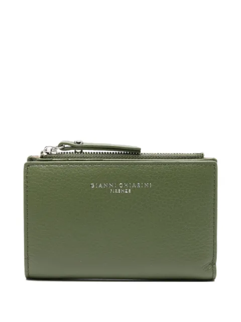 GIANNI CHIARINI grained-leather zip wallet