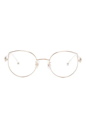 Megane And Me Carrie Glasses | White | FARFETCH RO