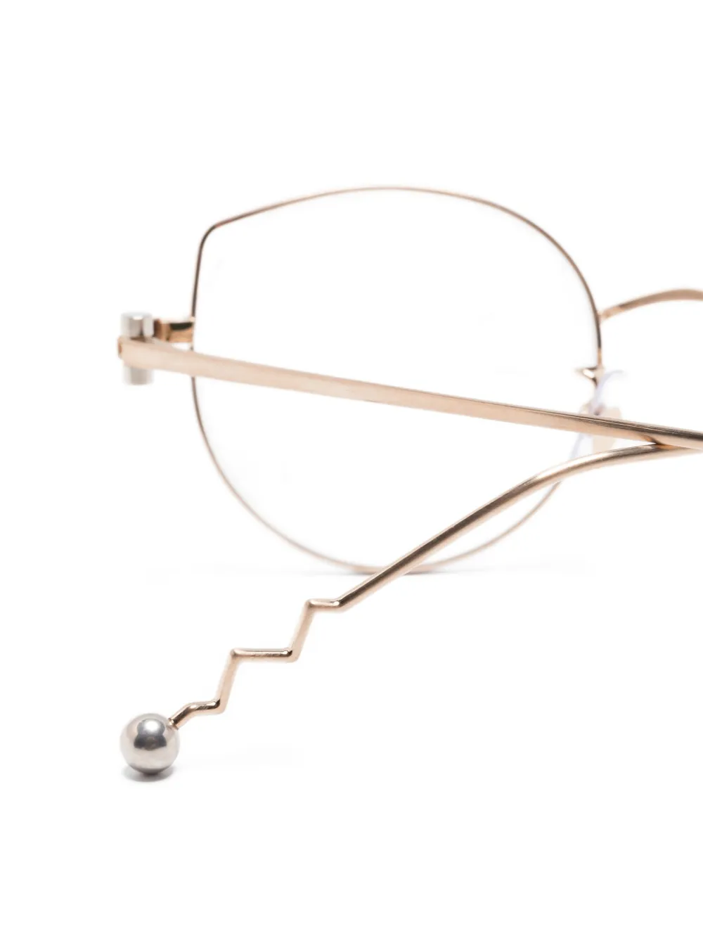  Megane And Me Cat Eye-frame Glasses - Gold 