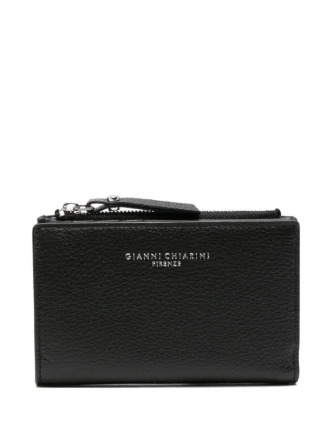 GIANNI CHIARINI grained-leather zip wallet