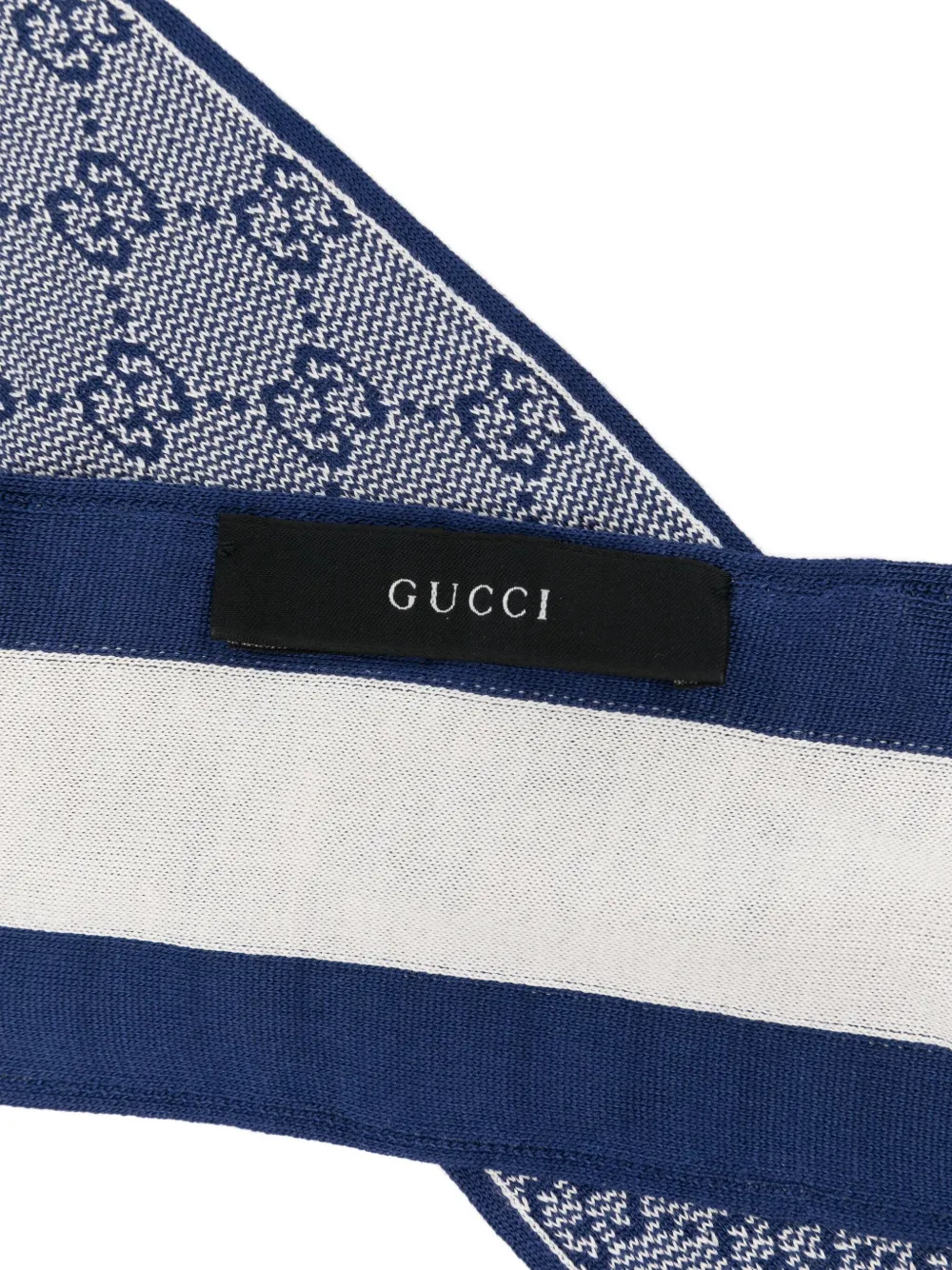 Gucci Pre-Owned 2010s guccissima stripe scarf | Image 2