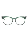 Megane and Me round-frame glasses - Green