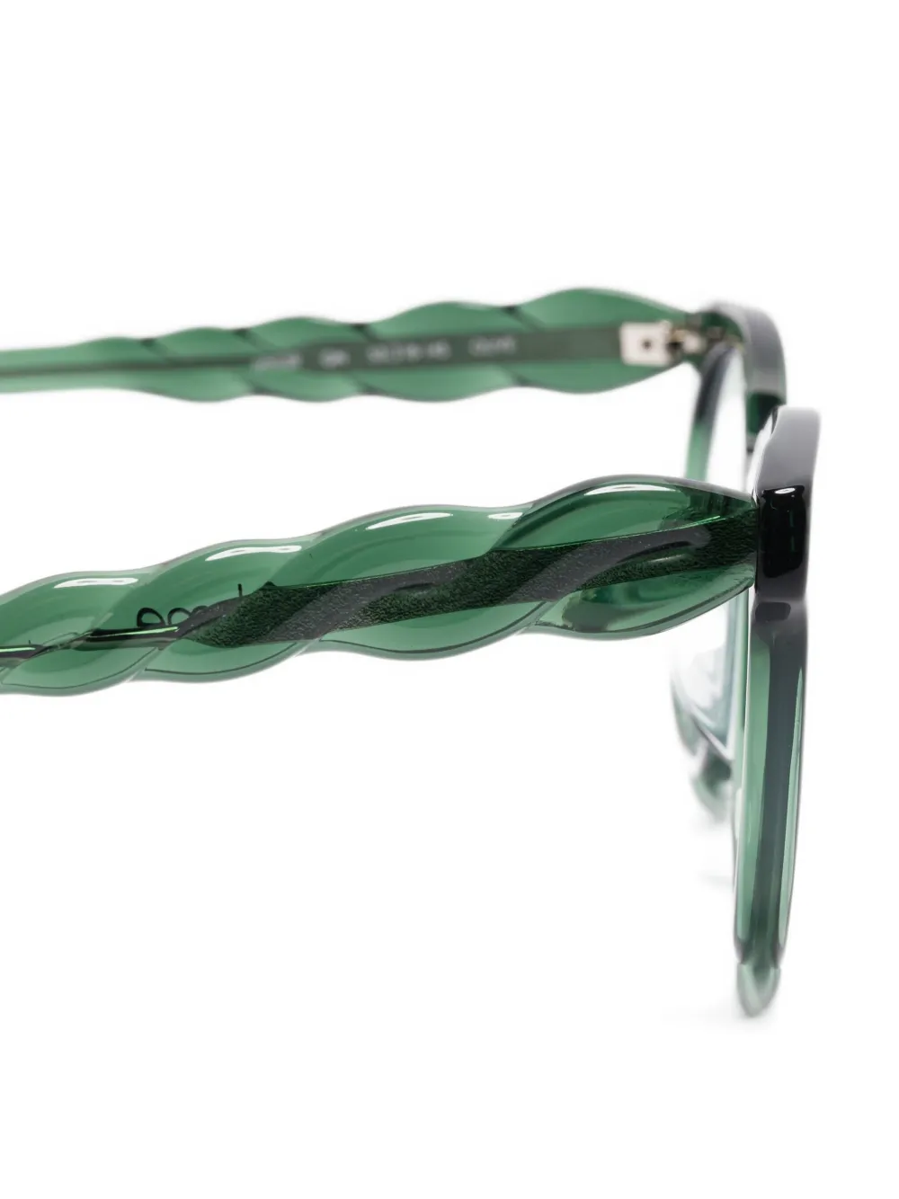  Megane And Me Round-frame Glasses - Green 