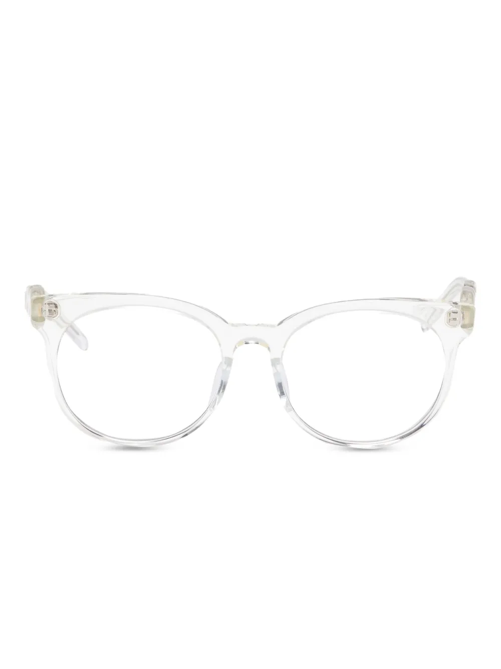 Megane and Me round-frame glasses - ホワイト Megane and Me round-frame glasses - ホワイト