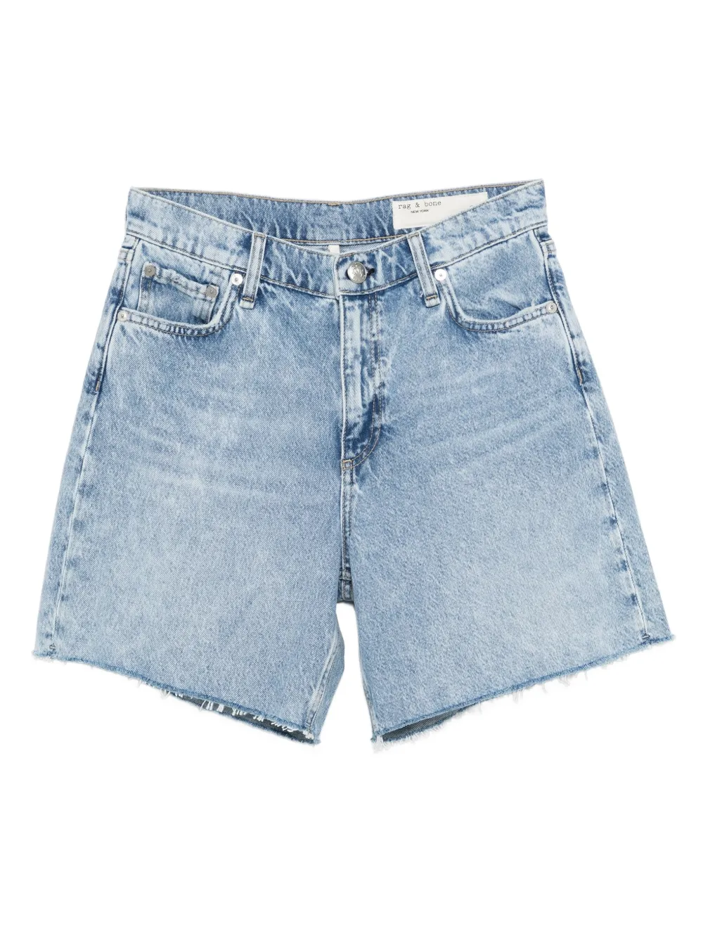 Rag & bone Kaia katoenen shorts Blauw