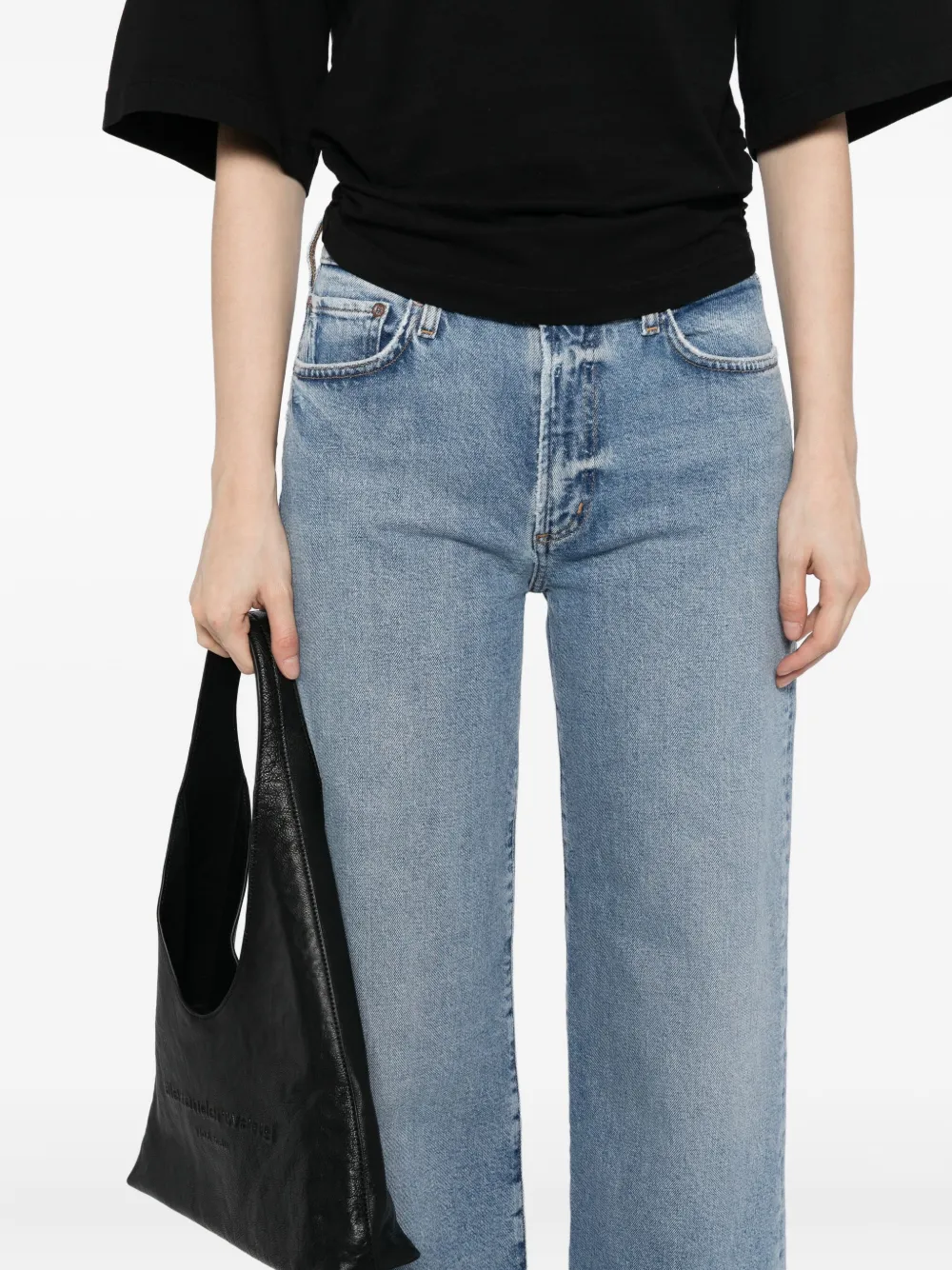 AGOLDE Petite Harper jeans Blauw