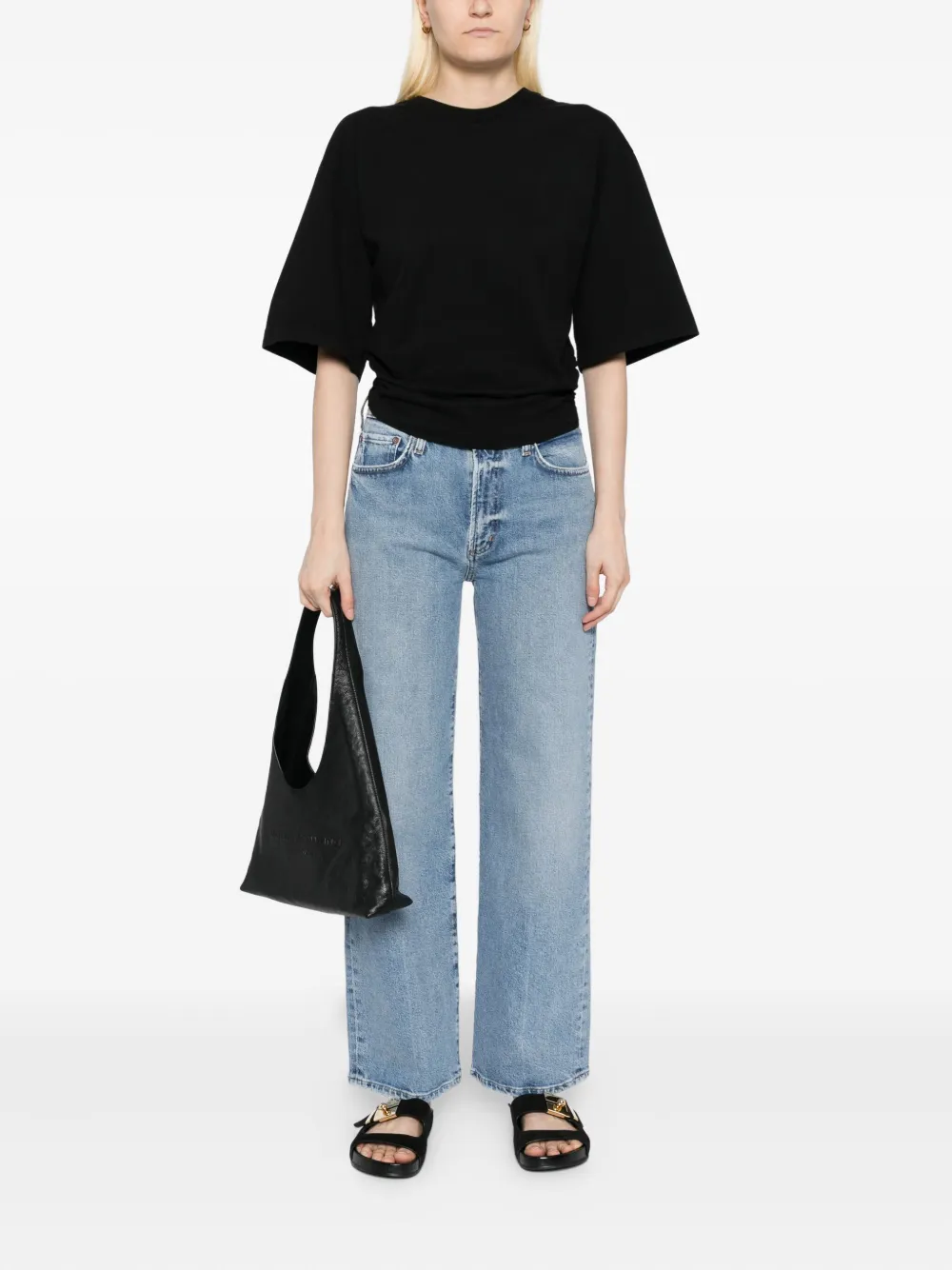 AGOLDE Petite Harper jeans Blauw