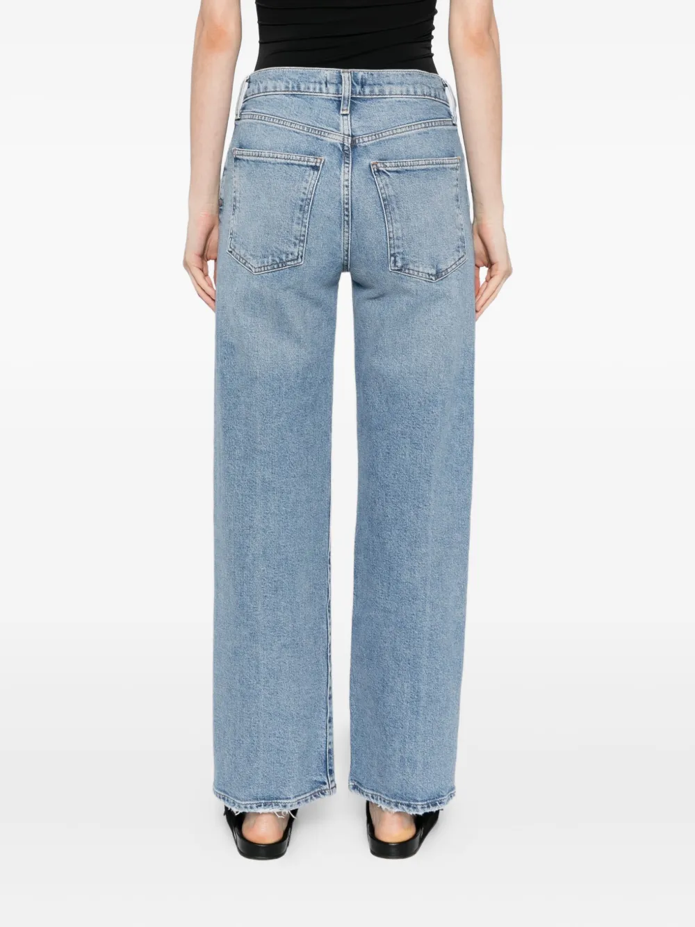 AGOLDE Petite Harper jeans Blauw