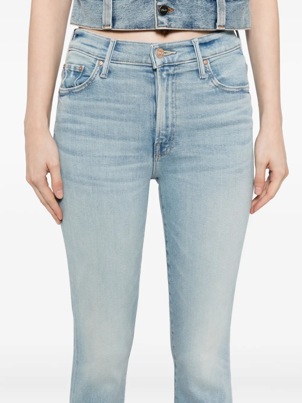 MOTHER The Insider jeans Blauw