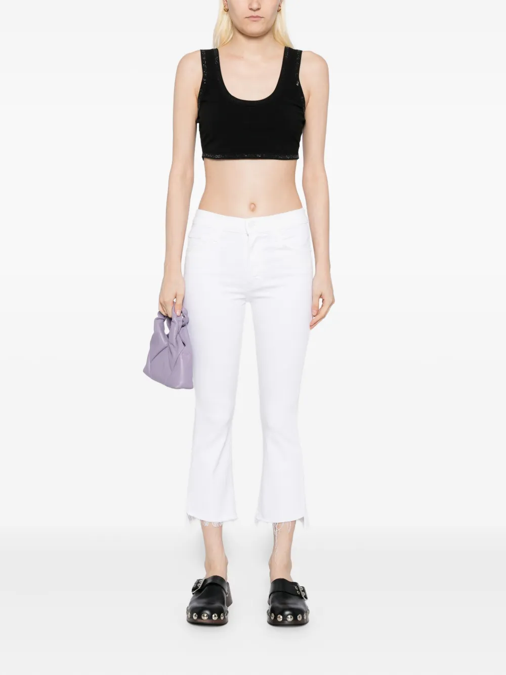MOTHER Lil' Insider jeans Wit