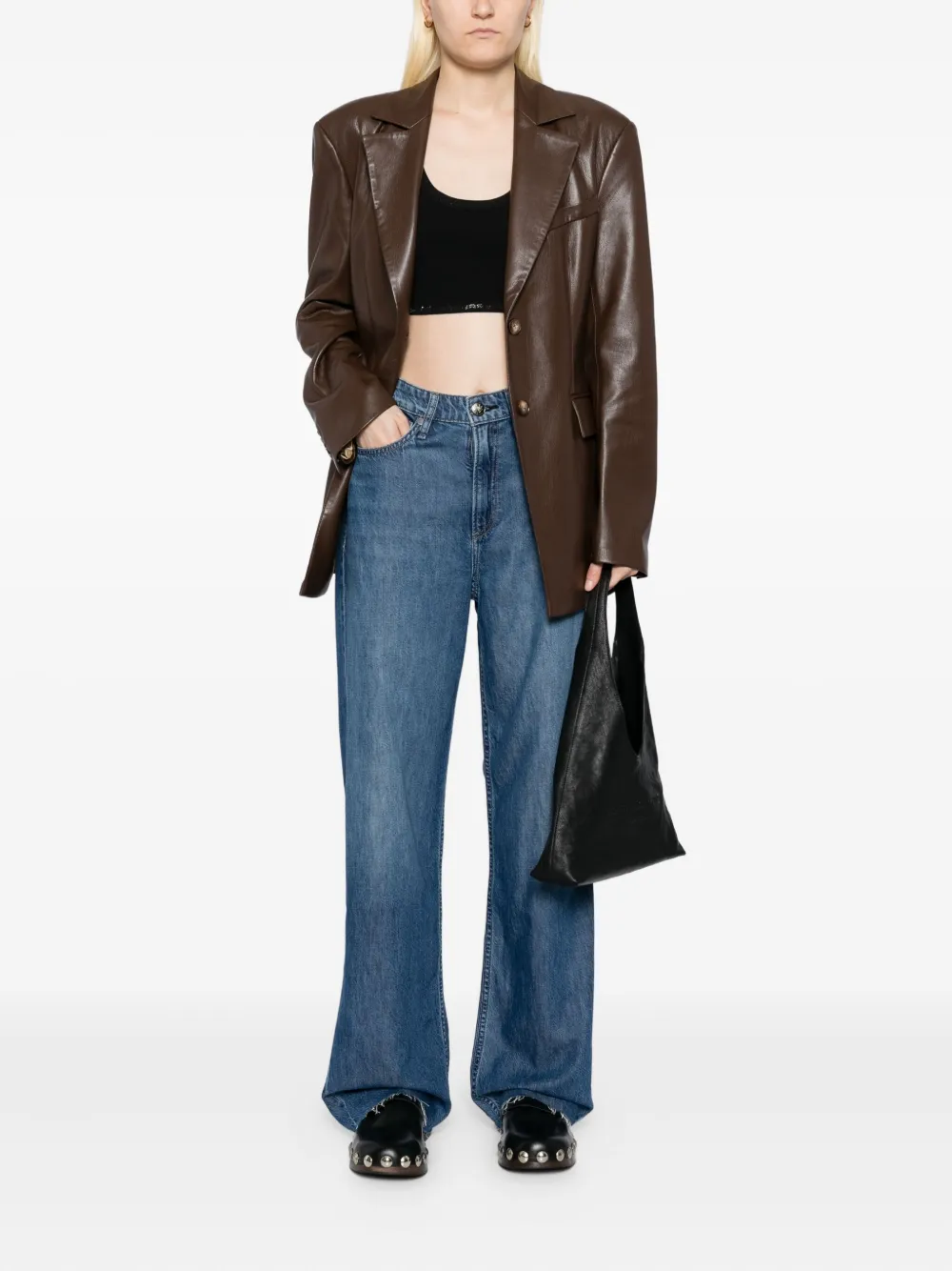 rag & bone Featherweight Logan jeans Blauw